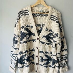 Sundance ChunkyAztec Knit Cardigan